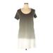 Universal Thread Casual Dress - Shift: Green Ombre Dresses - Women's Size X-Large