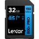 Lexar 32GB 800x (150MB/s) UHS-I V10 PRO Blue Series SDHC Memory Card