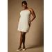 Plus Size Women's Bridal by ELOQUII Textural Shift Dress in Pearl (Size 14)