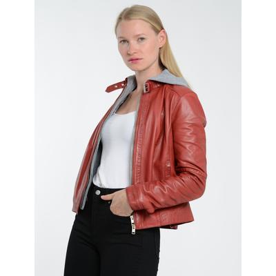 Lederjacke JCC "31024030", Damen, Gr. 42, rot, Obermaterial: 100% Lammleder; Futter: 70% Baumwolle, 30% Polyester, Jacken Image