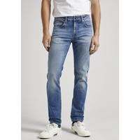 5-Pocket-Jeans PEPE JEANS Pepe Jeans SLIM JEANS Gr. 34, Länge 34, blau (medium used) Herren Jeans