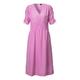 Midikleid BOSS ORANGE "C_Dizzetta" Gr. 38, N-Gr, lila (open purple546) Damen Kleider Freizeitkleider Premium Damenmode mit Raffungdetails