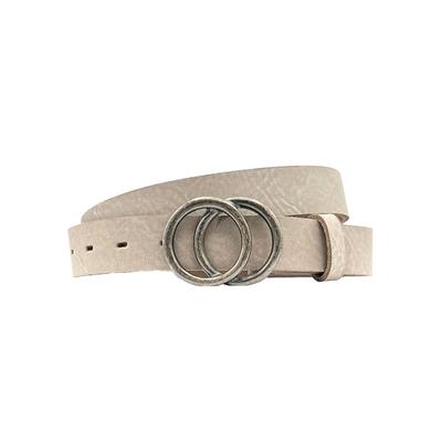 Ledergürtel, Damen, Gr. 80, grau (taupe), Rindsleder, RETTUNGSRING BY SHOWROOM 019, casual, Gürtel Image