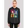 Kapuzenpullover F4NT4STIC "Sex Education Teen Illustrated Netflix TV Series", Damen, Gr. M, schwarz, Obermaterial: 100% Baumwolle, casual, oversize, Langarm, Pullover, Premium Qualität