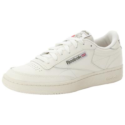 Sneaker REEBOK CLASSIC "CLUB C 85", Gr. 40, weiß (sanftes weiß, gra), Synthetik, Textil, sportlich, Schuhe