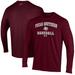 Men's Under Armour Maroon Texas Southern Tigers Baseball Performance Long Sleeve T-Shirt