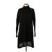 Shein Casual Dress - Sweater Dress: Black Dresses - Women's Size Medium