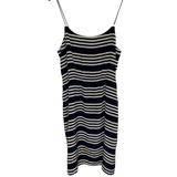 J. Crew Dresses | J Crew 100% Silk Blue White Striped Spaghetti Strap Dress Size 14 Women’s New | Color: Blue | Size: 14