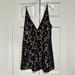 Free People Dresses | Free People Dangerous Love Mini Dress Black Lace Womens Size 10 Babydoll | Color: Black | Size: 10