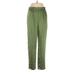 Lulus Casual Pants - High Rise: Green Bottoms - Women's Size Small