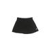 Adidas Active Skort: Black Solid Activewear - Women's Size X-Large