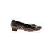 Cole Haan Flats: Brown Baroque Print Shoes - Women's Size 8 1/2