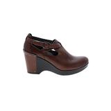 Dansko Wedges: Brown Shoes - Women's Size 37