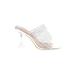Azalea Wang Mule/Clog: Silver Shoes - Women's Size 9