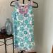 Lilly Pulitzer Dresses | Lilly Pulitzer Nwt Dress Sleeveless In Coastal Beach Design | Color: Blue/Green | Size: 14/16