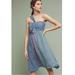 Anthropologie Dresses | Maeve Waverly Checkered Plaid One Shoulder Knee Length Cotton Dress | Color: Blue/Pink | Size: 0