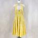 Lilly Pulitzer Dresses | Lilly Pulitzer Yellow & White Halter Dress | Color: White/Yellow | Size: 10