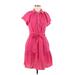 Gap Casual Dress - Shirtdress: Pink Dresses - New - Women's Size Medium