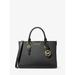 Michael Kors Bags | Michael Kors Charlotte M 2-In-1 Saffiano Leather And Logo Tote Bag Black New | Color: Black | Size: Os