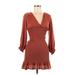 Skylar + Madison Casual Dress: Brown Dresses - Women's Size Medium