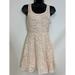 Free People Dresses | Free People Sleeveless Lace Peach Short Dress With Open Back | Color: Pink | Size: Xs