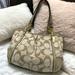 Coach Bags | Like New Coach Alexandra Signature C Jacquard Canvas Leather Shoulder Bag | Color: Cream/Tan | Size: Os