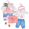 Baby Annabell Little Spieloutfit mit Shirt, Hose, Jacke und Schuhen für 36 cm Puppen, 704127 Zapf Creation