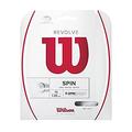 Wilson Unisex Tennissaite Revolve, weiß, 12,2 Meter, 1,35 mm, WRZ946400