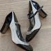 J. Crew Shoes | J.Crew “Penelope” Jazzy Olive Green /Silver Mary Jane Heels Size 5.5 | Color: Gray/Green | Size: 5.5