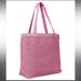 Madewell Bags | Madewell The Transport Tote Pink Straw Lined Inside Boho Beach Must Have Summer | Color: Pink | Size: Os