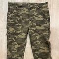 American Eagle Outfitters Jeans | American Eagle Hi Rise Jeggings 14 Regular Super Stretch Camouflage Camo | Color: Green/Tan | Size: 14