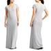 Athleta Dresses | Ahleta Makai Striped Maxi Long Gray And White Dress Women's Xxs | Color: Gray/White | Size: Xxs