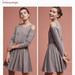 Anthropologie Dresses | "Anthro" Lili's Closet Jamma Cold Shoulder Dress | Color: Gray | Size: L