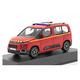 RKHAIDI Miniature Alloy Car Model For Citroen Berlingo 2016 1 43 Pompiers Van Limited Edition Alloy Car Model Collection Display Top Holiday Toys