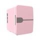 F Fityle Mini Fridge Compact Refrigerator Classic Design Fridge Multipurpose Beauty Fridge Portable Small Fridge for Apartment Outdoor, Pink