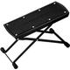 Guitar Footstool Classical Guitar Footrest Folding 6-Speed Adjustable Metal Non-Slip Guitar Foot Pedal for Classical Guitar Player (Color : Black, Size : 25.5x10cm)