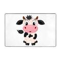 OPSREY Cartoon Milk Cow printed carpet Soft Area Rug Non-Slip Floor Mat Fluffy Indoor Decorative Rug