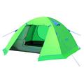 Tent Outdoor camping family trip three-person windproof rainproof camping tent riding hiking leisure equipment Waterproof sunscreen tent Cycling hiking camping tent Small awning Be hopeful