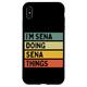 Hülle für iPhone XS Max Lustiges Zitat "I'm Sena Doing Sena Things"