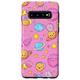 Hülle für Galaxy S10 Cute Pink Space Planets Aesthetic Galaxy UFO Phone Cover