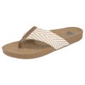 Zehentrenner REEF "REEF CUSHION STRAND" Gr. 41, beige (vintage) Schuhe Zehentrenner