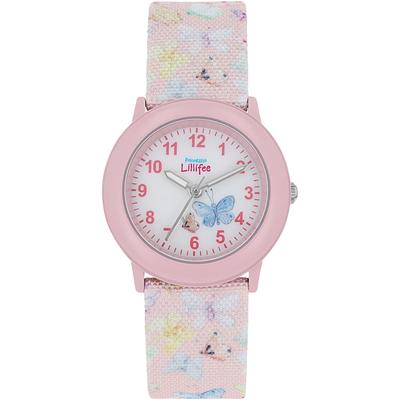 Quarzuhr PRINZESSIN LILLIFEE Armbanduhren bunt (bunt, weiß, rosa) Kinder Kinderuhren