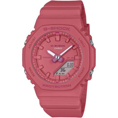 Chronograph CASIO G-SHOCK, rot (koralle), Armbanduhren, Damen, Quarzuhr, Armbanduhr, Damenuhr, Herrenuhr, analog, digital Image