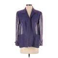 Linda Allard Ellen Tracy Blazer Jacket: Purple Jackets & Outerwear - Women's Size 2
