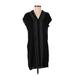 Vince. Casual Dress - Shift V Neck Short sleeves: Black Dresses - New - Women's Size 00