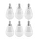 5 Watts (40W Equivalent),LED Light Bulb,LED G16.5 Globe Light Bulb,Small Screw Light Bulb, 350 lumino fluxs, Dimmable, Candelabra E12 Base, Short Bulbs, Vanity Bulbs, Energy Star Listed, 6 Count