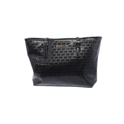 MICHAEL Michael Kors Leather Shoulder Bag: Black Stars Bags