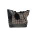 Chic Wish Tote Bag: Black Marled Bags
