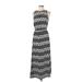 H&M Casual Dress - Maxi: Black Aztec or Tribal Print Dresses - Women's Size 6