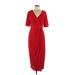 Maggy London Cocktail Dress: Red Dresses - Women's Size 8